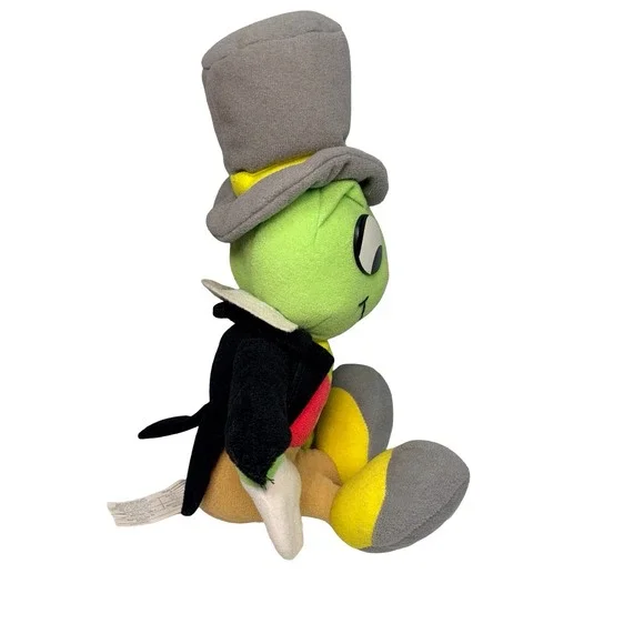 Vintage Disney Store Jiminy Cricket Plush Pinocchio Toy w/ Hat & Umbrella
10" - Picture 3 of 11